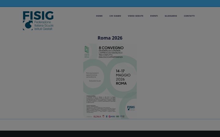 Screenshot of fisig.it