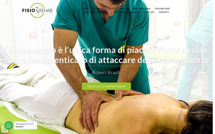 Snímek obrazovky fisio-rehab.it