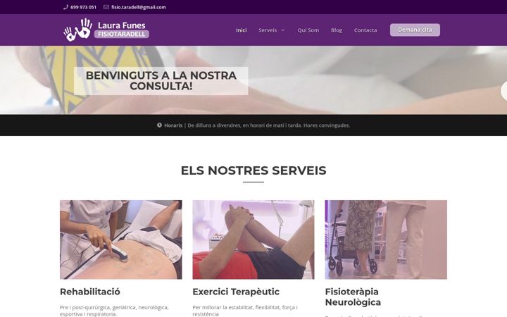 Screenshot of fisio-taradell.cat