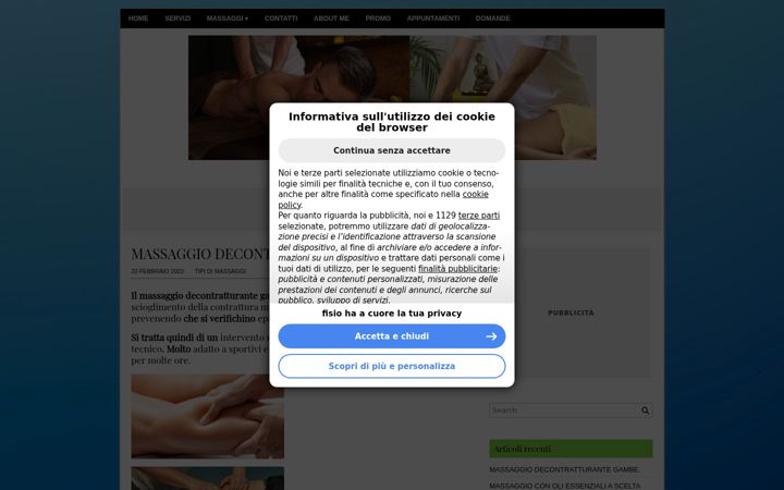 Screenshot of fisio.altervista.org