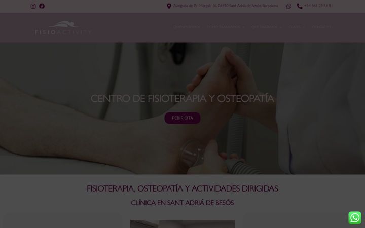 Skjámynd af fisioactivitybcn.es