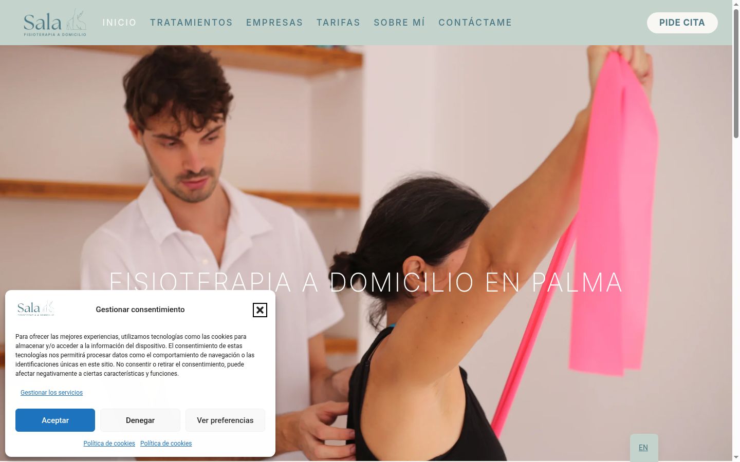 Sutikimo reklamjuostės, rodytos prieš bet kokią sąveiką, ekrano kopija