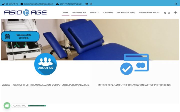 Screenshot of fisioage.it