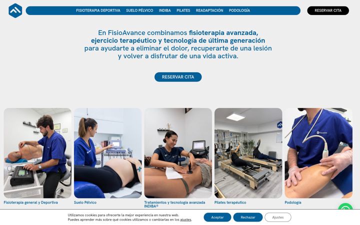 Screenshot von fisioavance.es