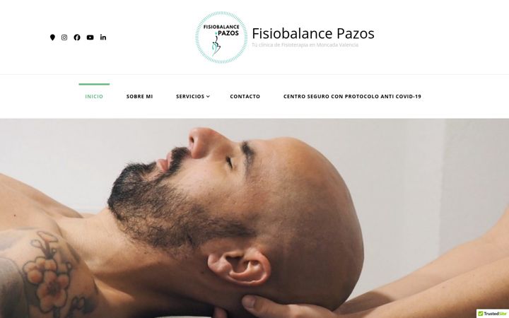 Screenshot von fisiobalancepazos.es