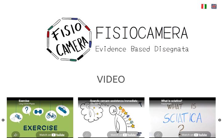 Screenshot of fisiocamera.it