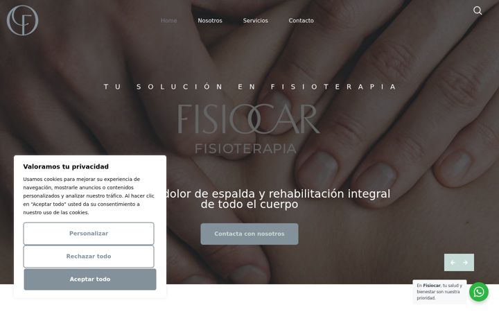 Screenshot of fisiocar.com