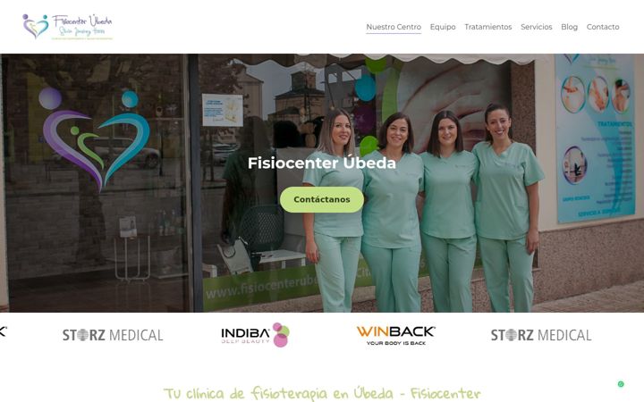 Screenshot von fisiocenterubeda.es