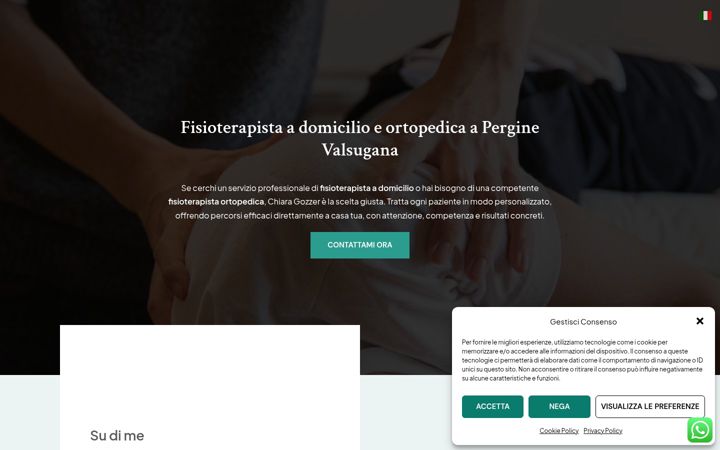 Screenshot of fisiochiaragozzer.it