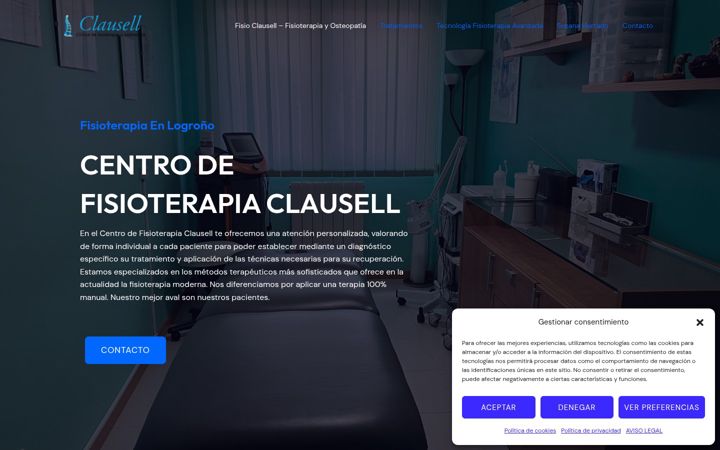 Screenshot of fisioclausell.com