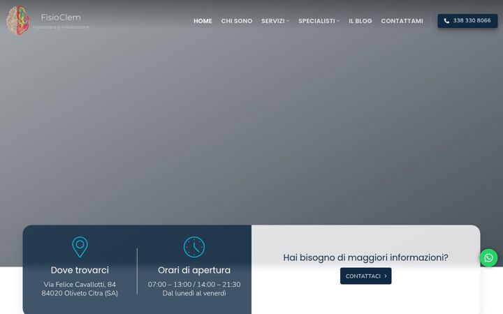 Screenshot di fisioclem.it