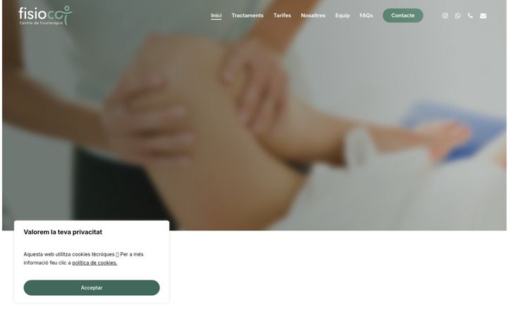 Screenshot of fisiocot.com