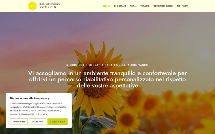Screenshot of fisiocugnasco.ch