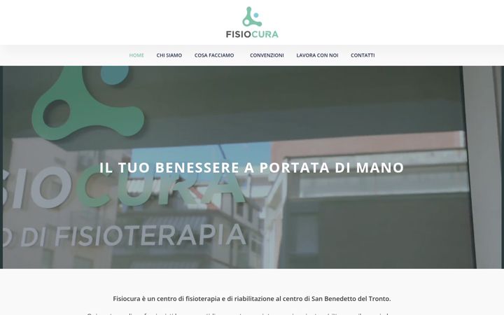 Screenshot of fisiocura.it