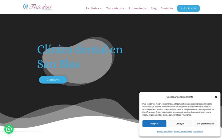 Screenshot of fisiodent.com