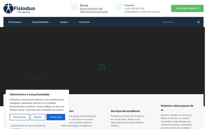 Screenshot of fisioduo.pt