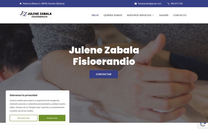 Screenshot von fisioerandio.es