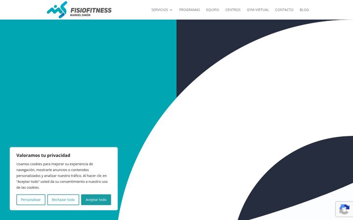 Screenshot von fisiofitnessbilbao.es
