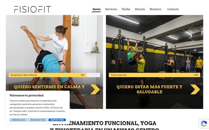 Screenshot von fisiofitpalma.es