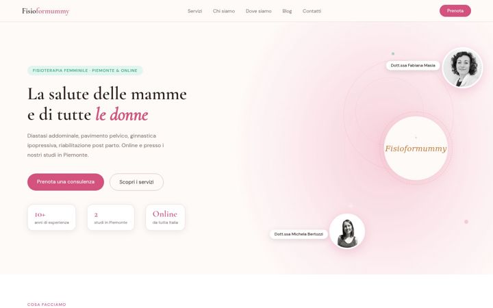 Screenshot of fisioformummy.it