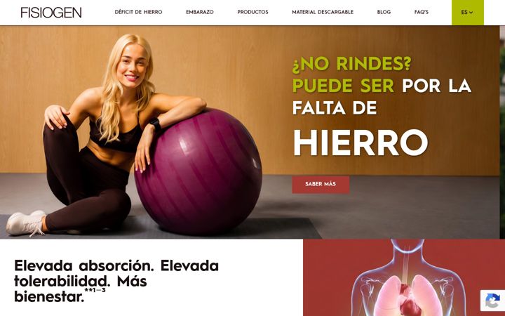 Screenshot of fisiogenferro.com
