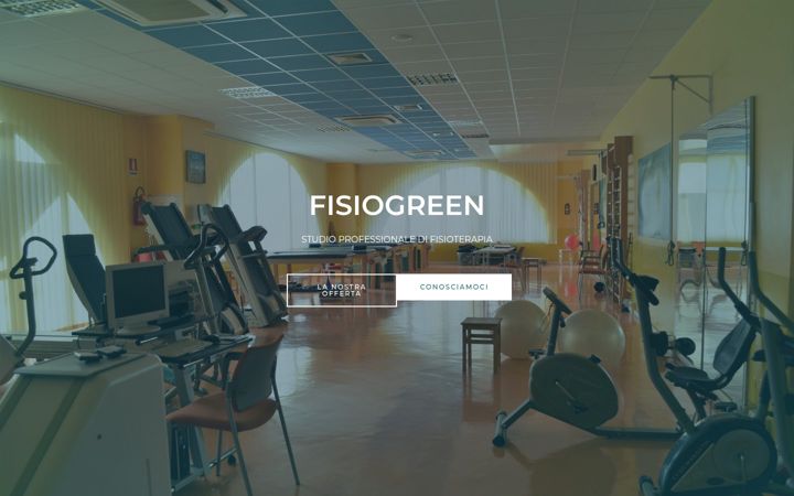 Screenshot of fisiogreenavellino.it