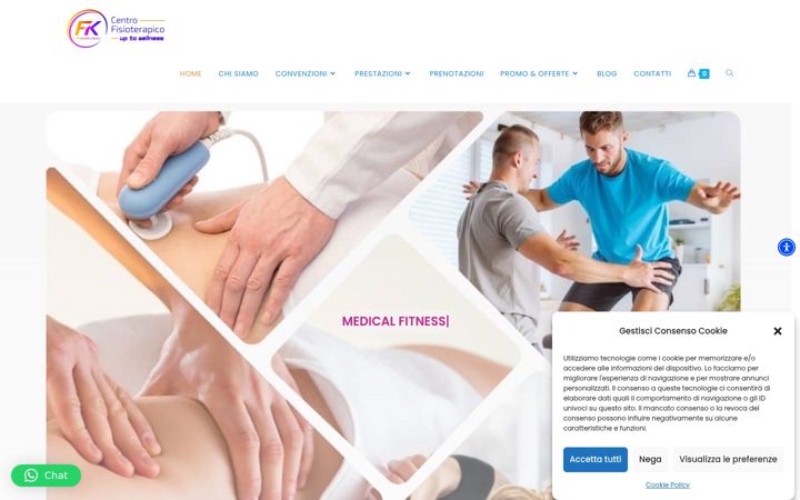 Screenshot of fisioklinic.it
