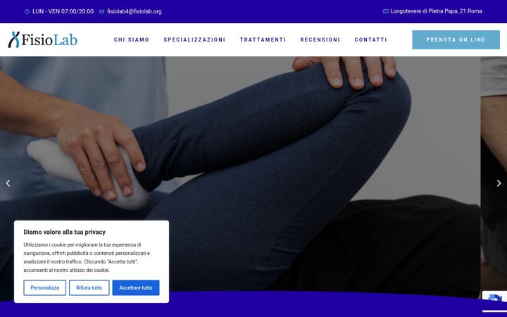 Screenshot of fisiolabmarconi.it