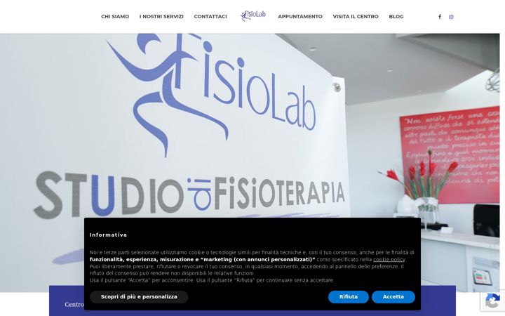 Screenshot di fisiolabriabilitazione.it