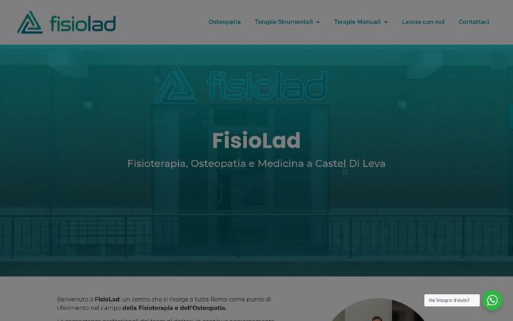 Screenshot of fisiolad.it