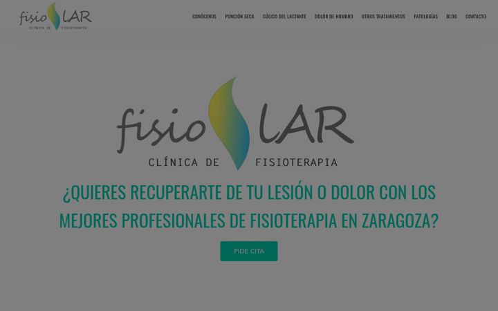 Screenshot of fisiolar.es