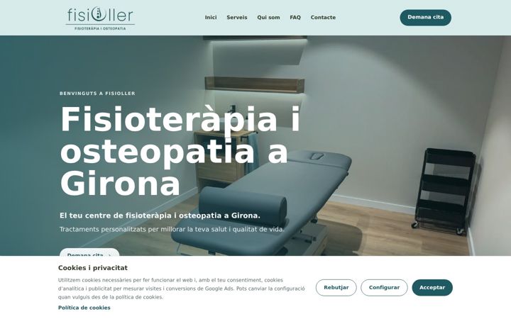 Screenshot of fisioller.com