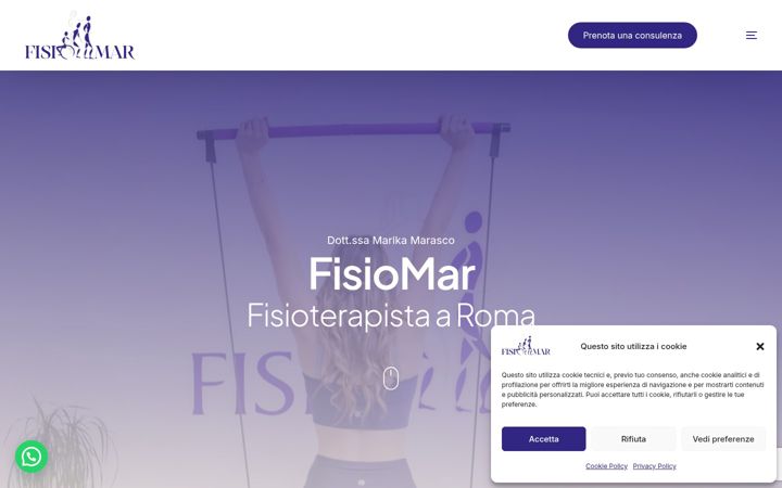 Screenshot di fisiomar.it