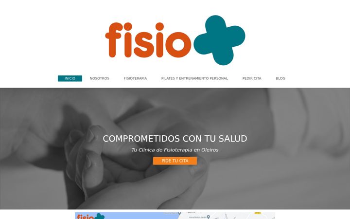 Screenshot of fisiomas.com