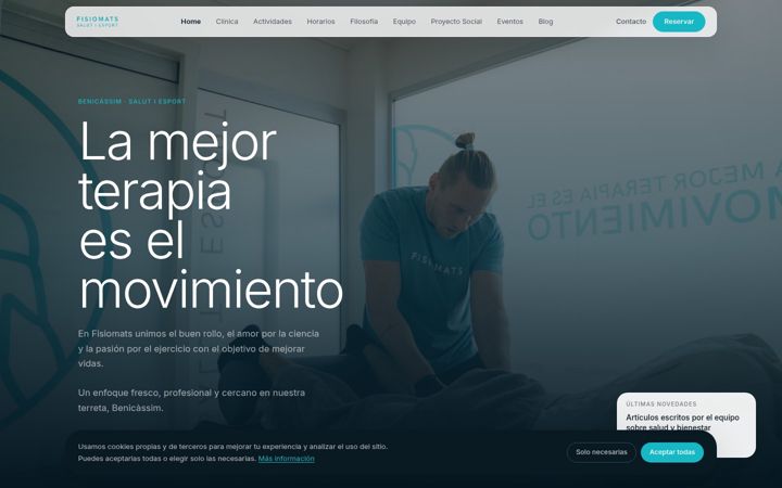 Screenshot of fisiomats.com