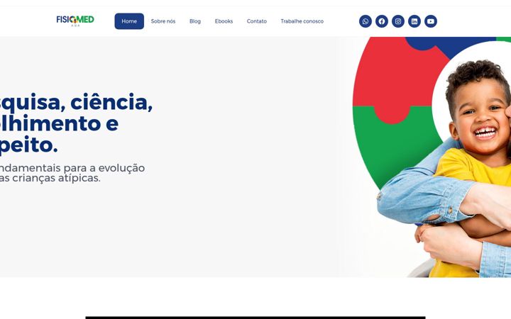 Screenshot of fisiomedaba.com.br