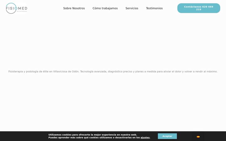 Screenshot of fisiomedrecover.com