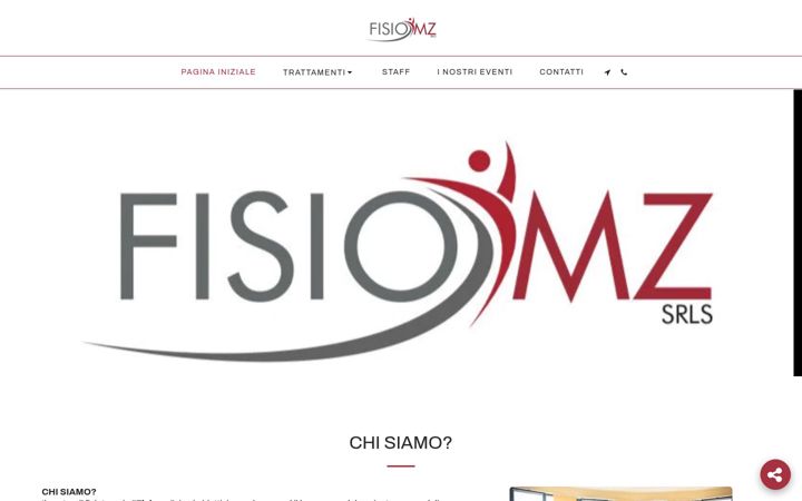 Screenshot of fisiomz.it