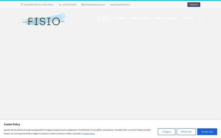 Screenshot of fisioplustorino.it
