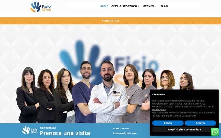 Screenshot of fisiosipuo.it