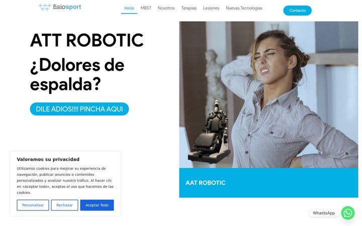 Screenshot of fisiosportmurcia.es