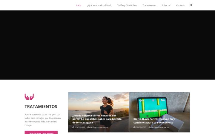 Screenshot of fisiosuelopelvico.com