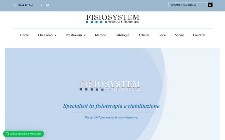 Ekrānuzņēmums no fisiosystem.it