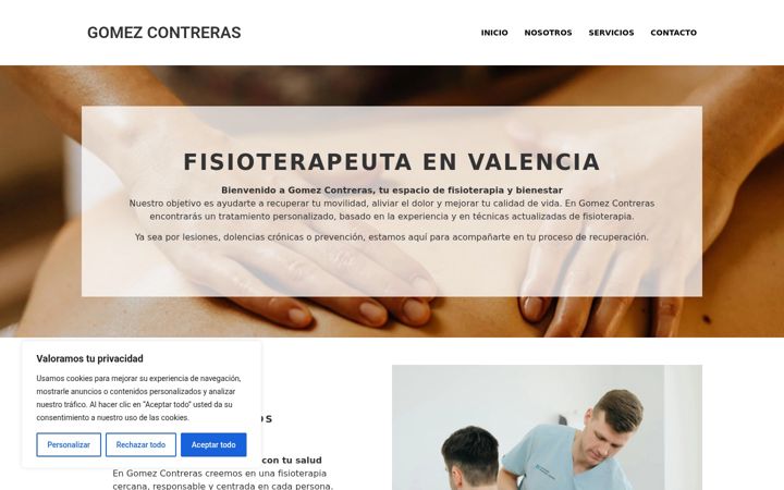 Snímek obrazovky fisioterapeuta-gomezcontreras.es
