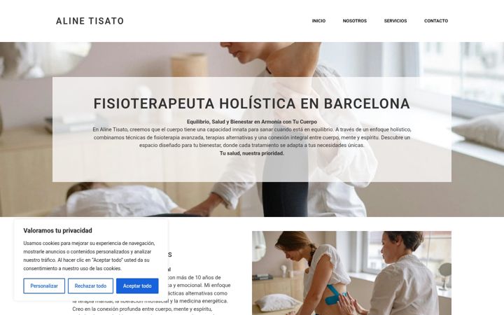 Screenshot von fisioterapeuta-holistica.es