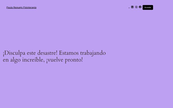 Screenshot of fisioterapeutaonline.es