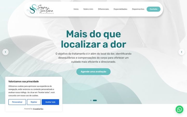 Snímek obrazovky fisioterapeutasimone.com.br