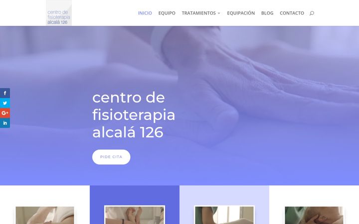 Screenshot of fisioterapia-alcala126.com