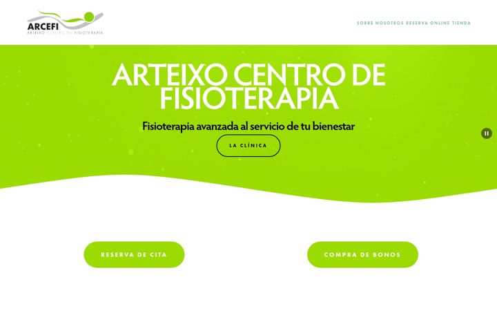 Posnetek zaslona fisioterapia-arteixo.com
