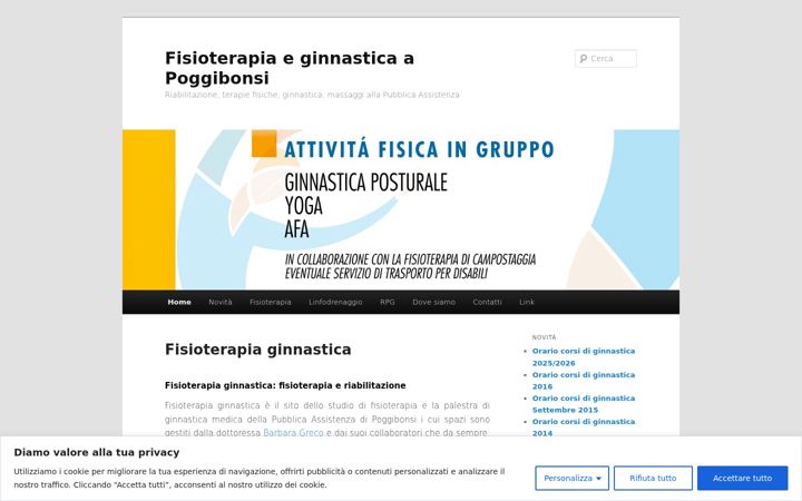 Screenshot of fisioterapia-ginnastica.com